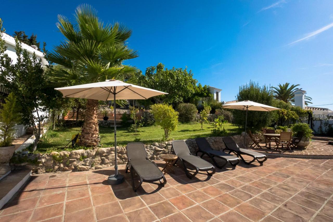 Private Heated Pool, Jacuzzi & 1225M2 Garden In Villa Cipreses Frigiliana Kültér fotó